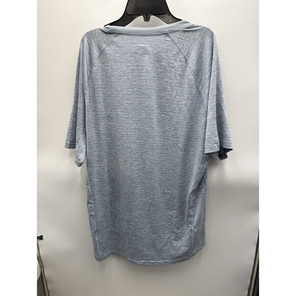 Mondetta Outdoor Project Blue Short Sleeve Activewear T-Shirt Mens M Golf Walk - Picture 6 of 7